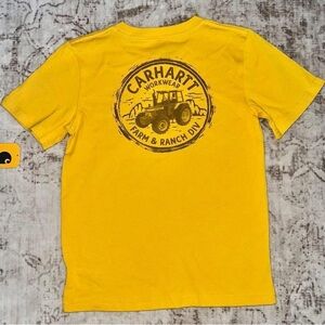 Carhartt Kids' Golden Tee with Tractor Graphic